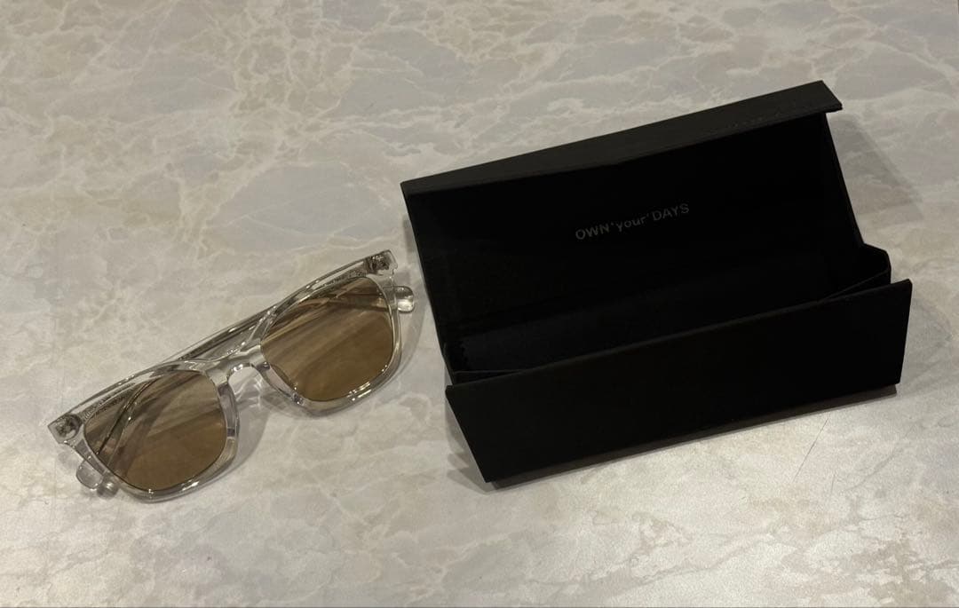 OWNDAYS SUN 木村拓哉 サングラス クリアフレーム 新品未使用