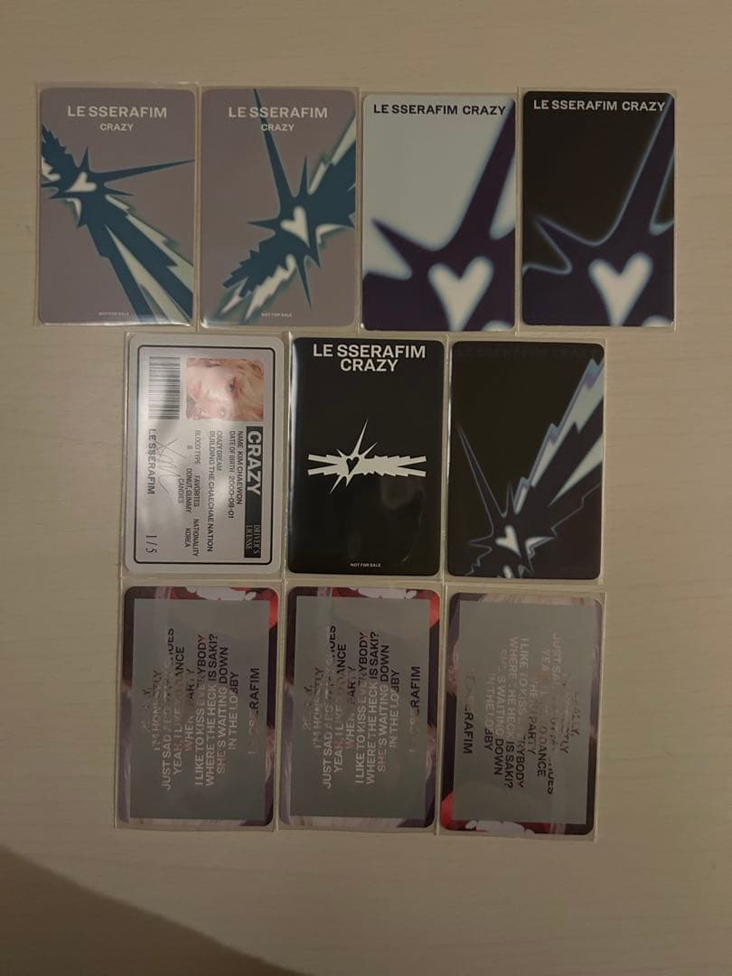 LE SSERAFIM CRAZY キムチェウォン　トレカ10枚セット