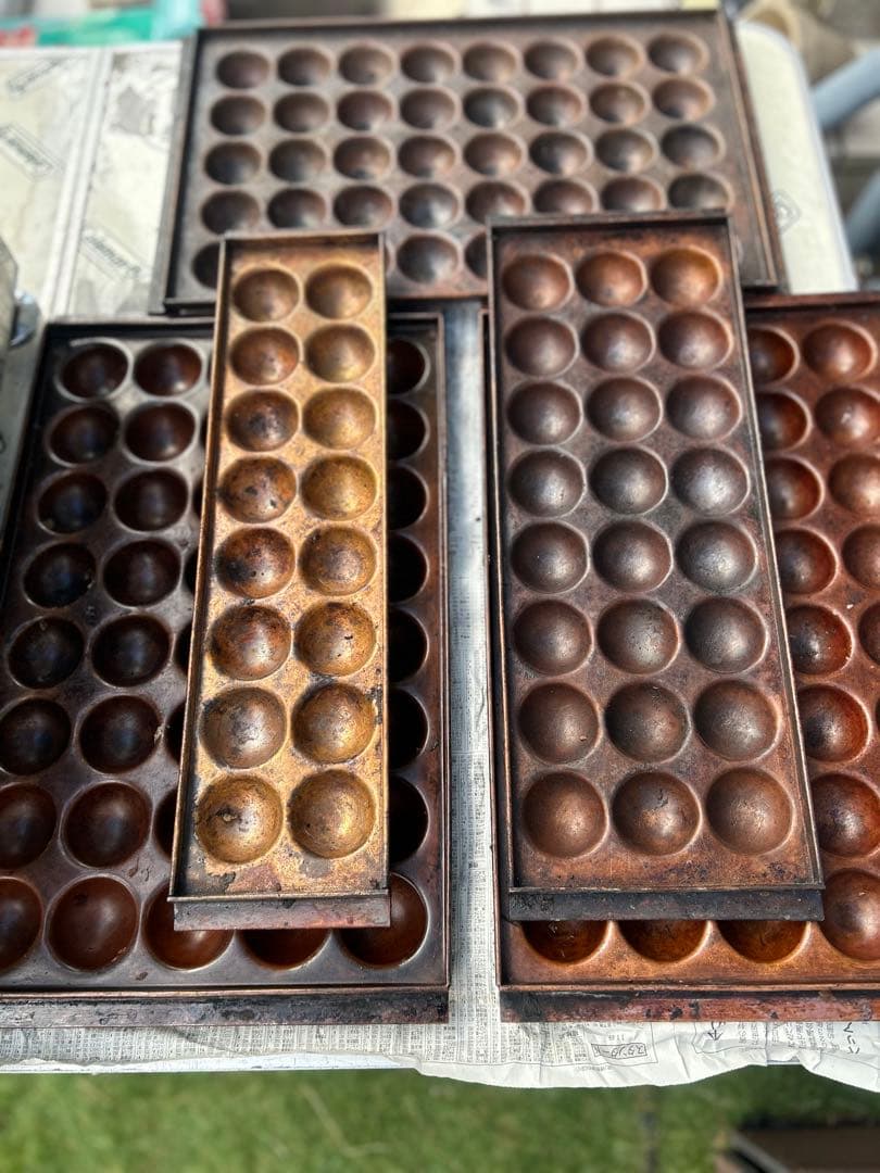 たこ焼き　銅板　プロパンガス　5バーナー