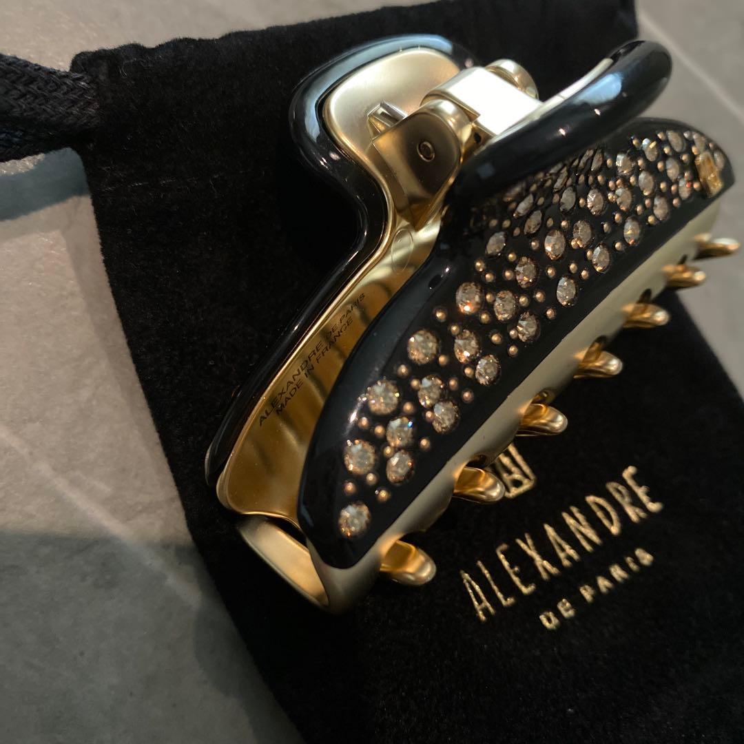 新品未使用 アレクサンドルドゥパリ ヘアクリップ スワロフスキー