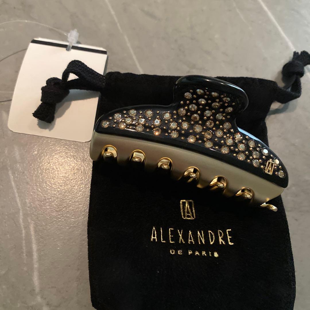 新品未使用 アレクサンドルドゥパリ ヘアクリップ スワロフスキー