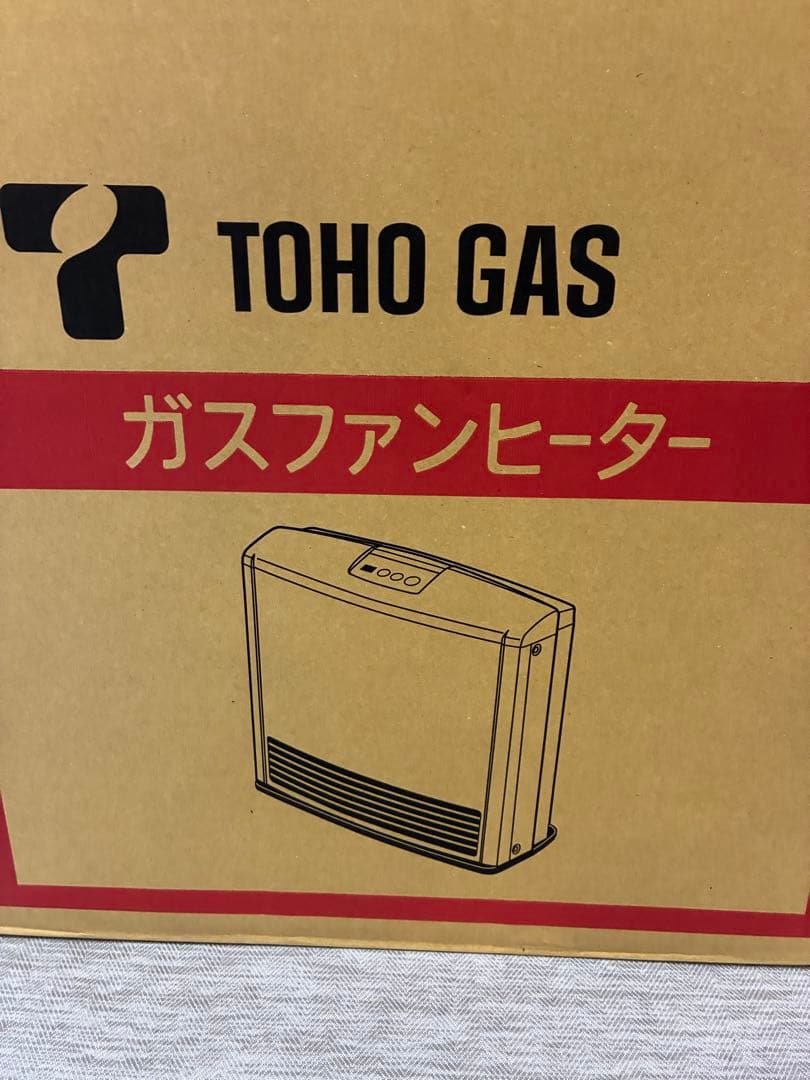 都市ガス　TOHO ガスファンヒーター【RC-41FHB】新品未使用品おまけ付き
