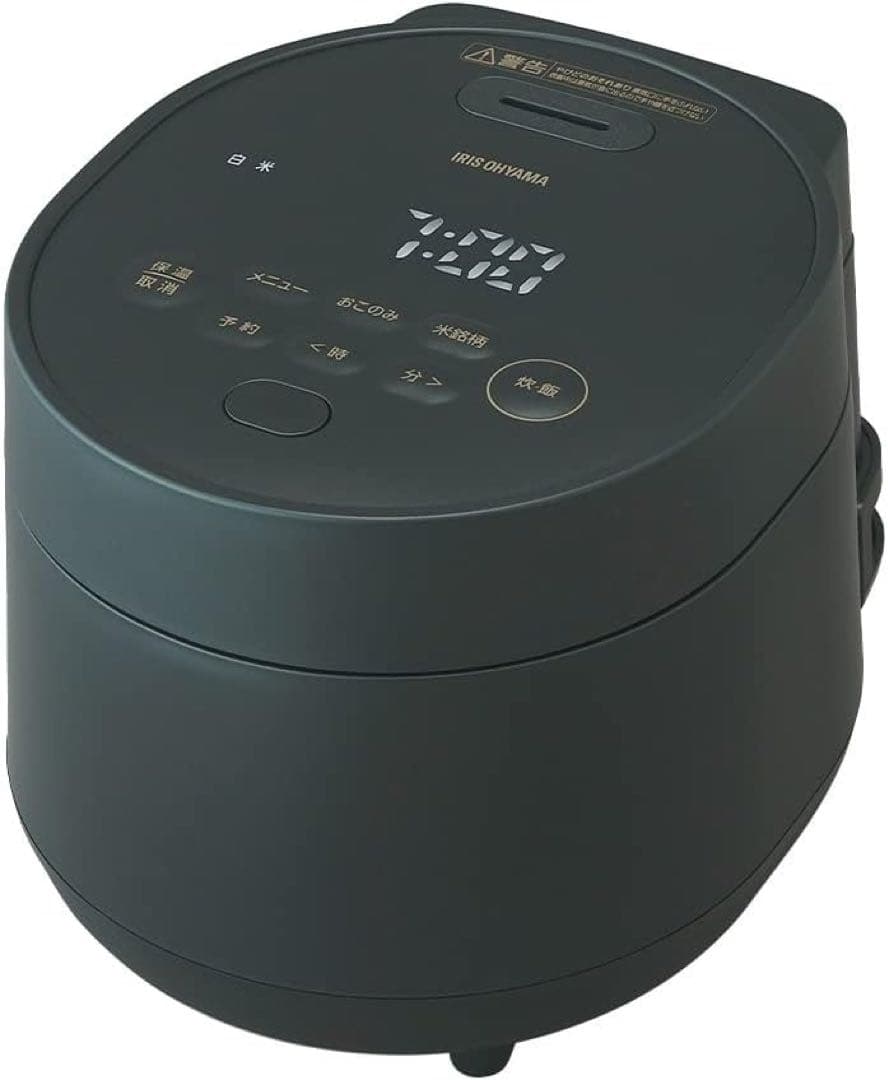 アイリスオーヤマ 炊飯器 3合 ブラック マイコン式 RC-MGA30-B