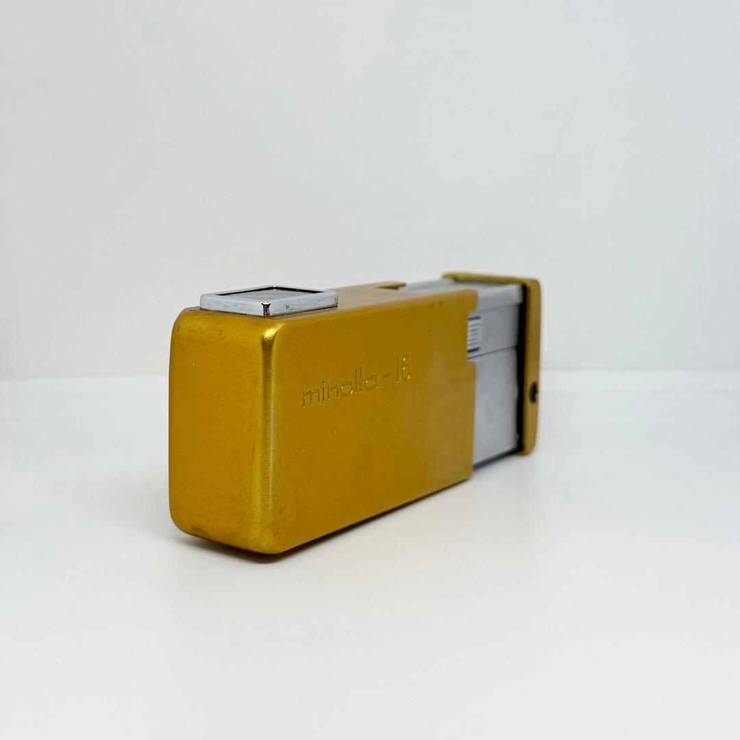 【希少 動作品】MINOLTA-16 ゴールド 豆カメラ 動作確認済み