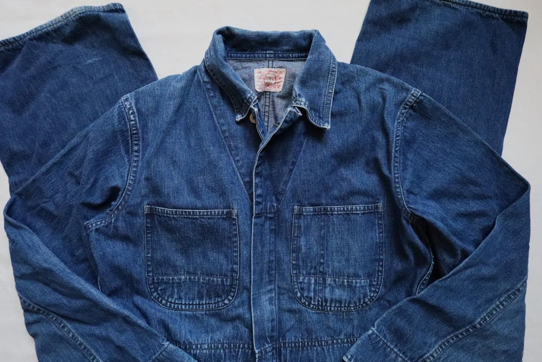 【ハイホー様用】エヴィス オールインワン インディゴ ツナギ サイズ38