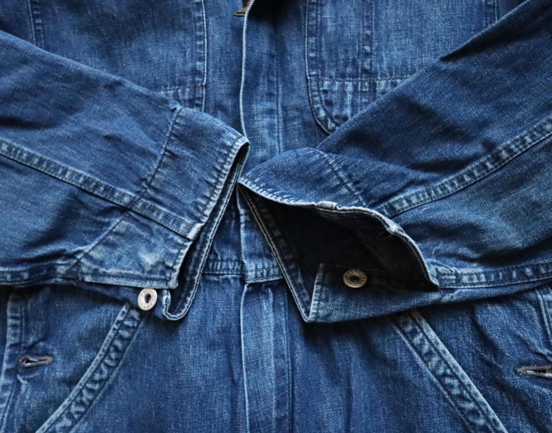 【ハイホー様用】エヴィス オールインワン インディゴ ツナギ サイズ38