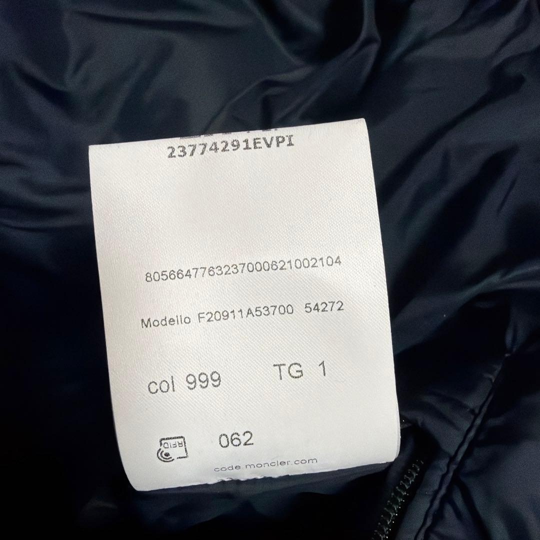 モンクレール　モンジュネーブル　ブラック　サイズ1