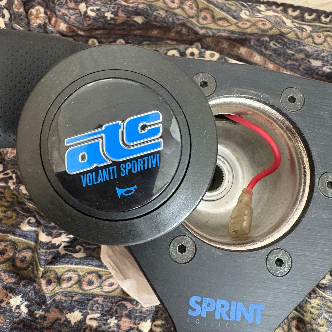 atc ステアリング　スプリント　S14 日産　ニッサン　ボス付き　ブルー