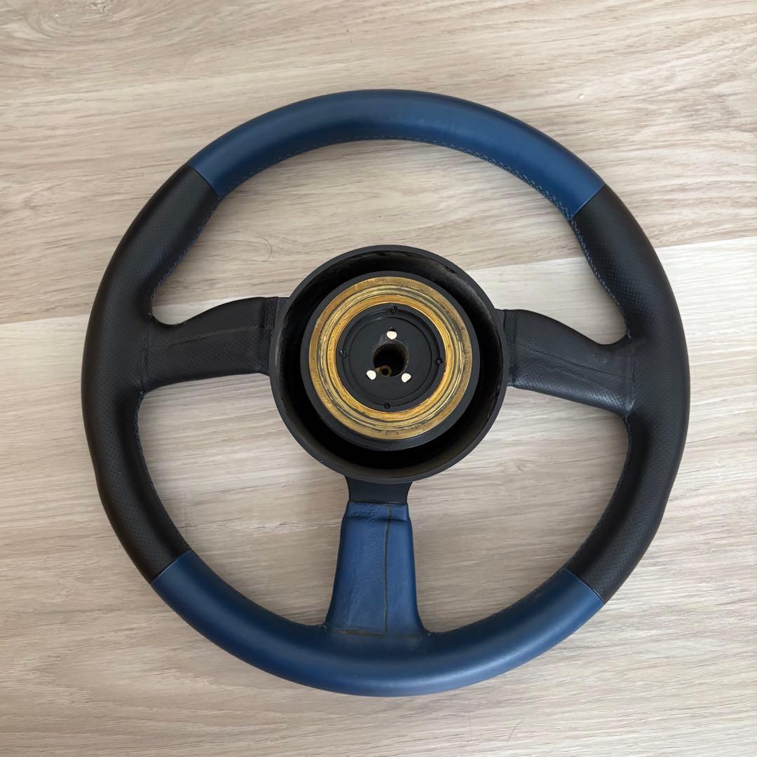 atc ステアリング　スプリント　S14 日産　ニッサン　ボス付き　ブルー