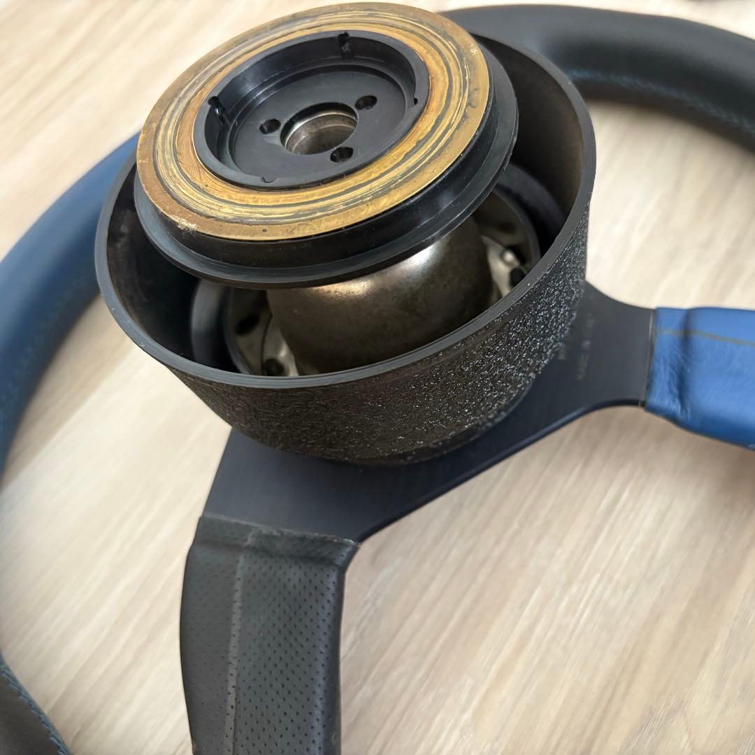 atc ステアリング　スプリント　S14 日産　ニッサン　ボス付き　ブルー