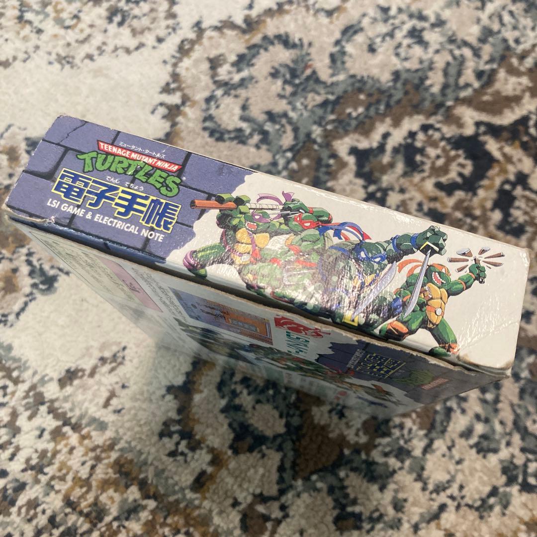 ミュータントタートルズ　電子手帳　LSI 動作品　箱、取説付き　平成レトロ