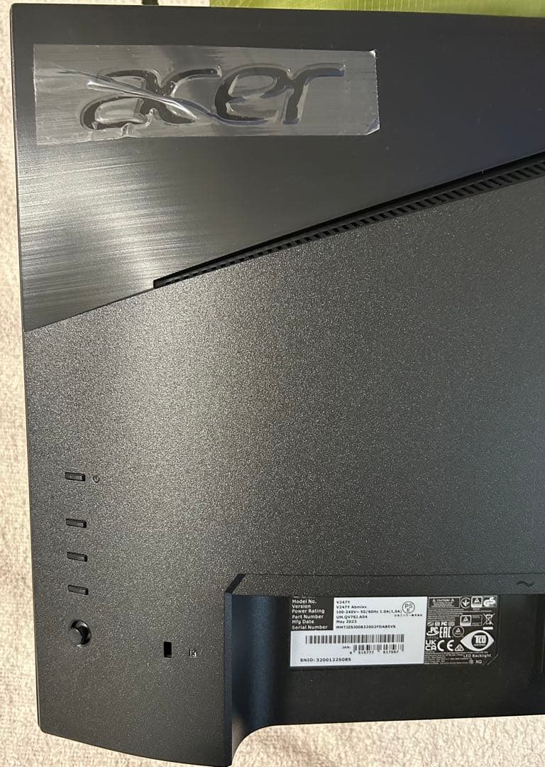 Acer モニター V247Y Abmixv [23.8インチ ブラック]