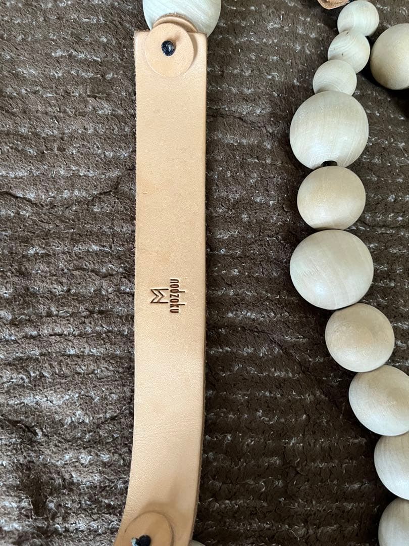 nozoku ウォレットチェーン ウッド