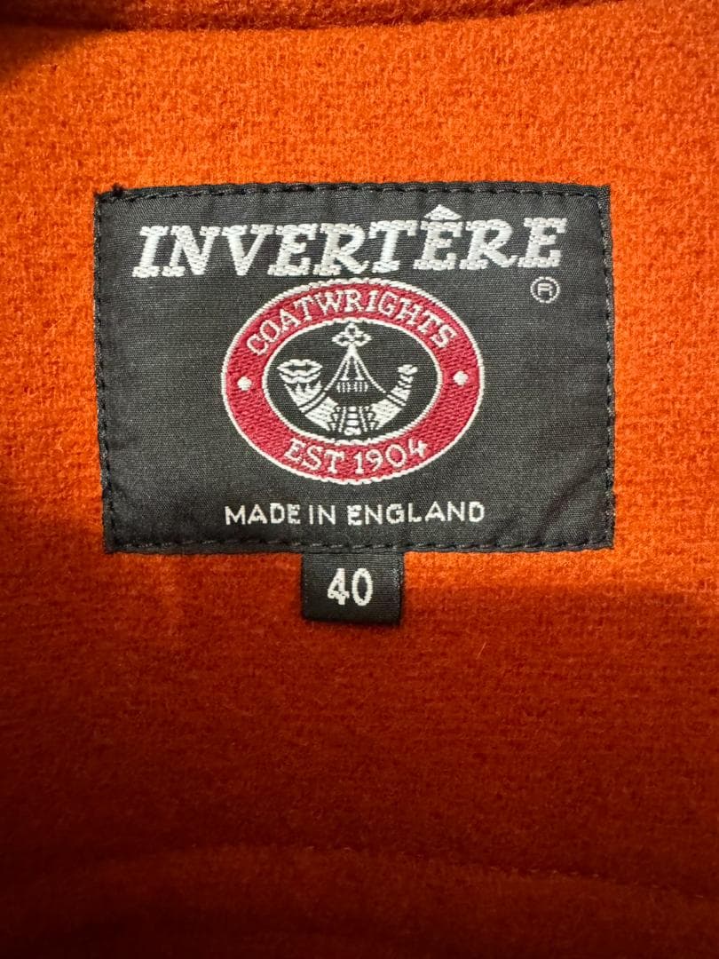 INVERTERE ダッフルコート オレンジ 40