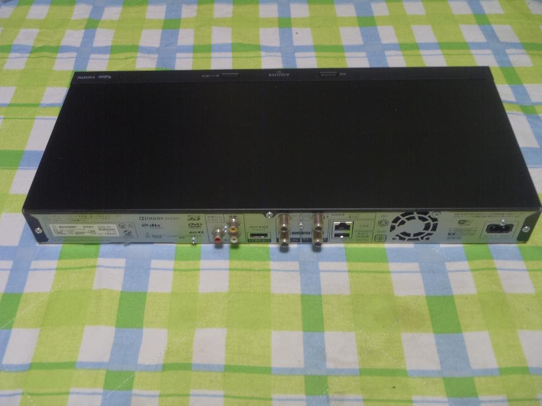 SHARP AQUOS ブルーレイレコーダー 2B-C10CW1 ２０２１年製