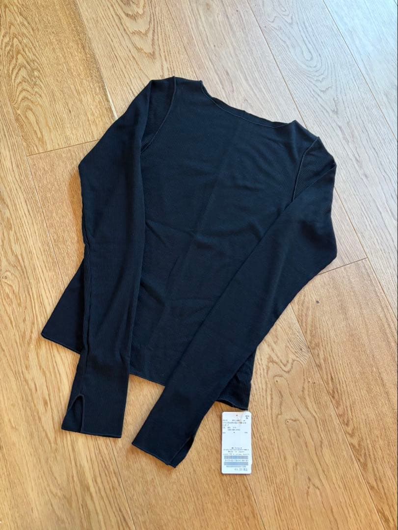 新品　Plage super100s Jersey boat/N プルオーバー