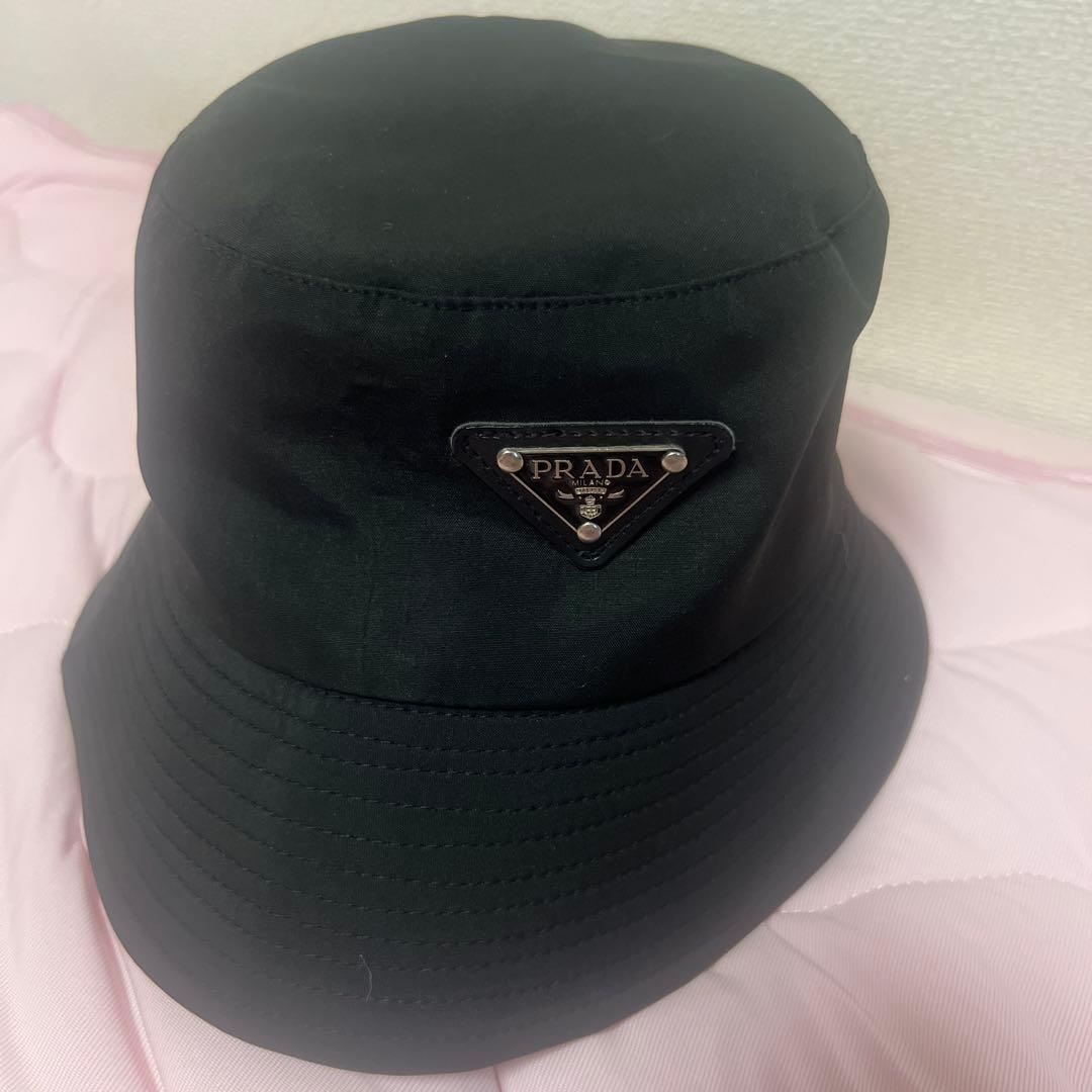 PRADA バケットハット 黒