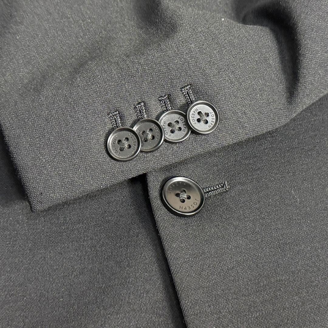 J6149 美品 ジョゼフオム 22AW ジャージーセットアップ ブラック 48