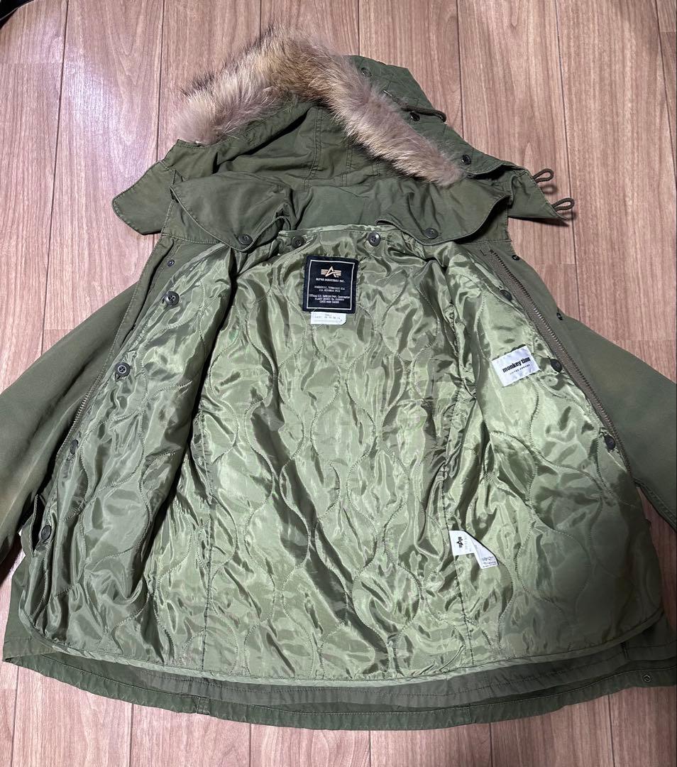 【美品】ALPHA N-3B フルセット希少3WAY（ライナー・フード脱着可）