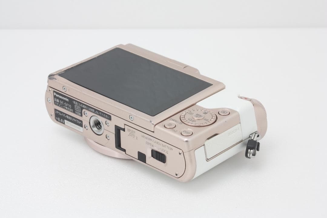 LUMIX DC-GF10 ボディ ホワイト 完動品 バッテリー付き #342a