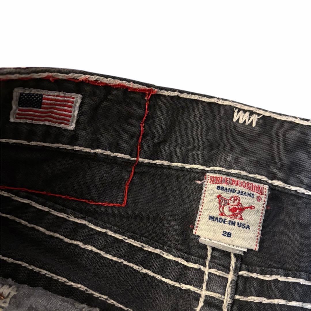 h*a様 ビンテージTrue Religionブラックデニムトュルーレリジョシュ