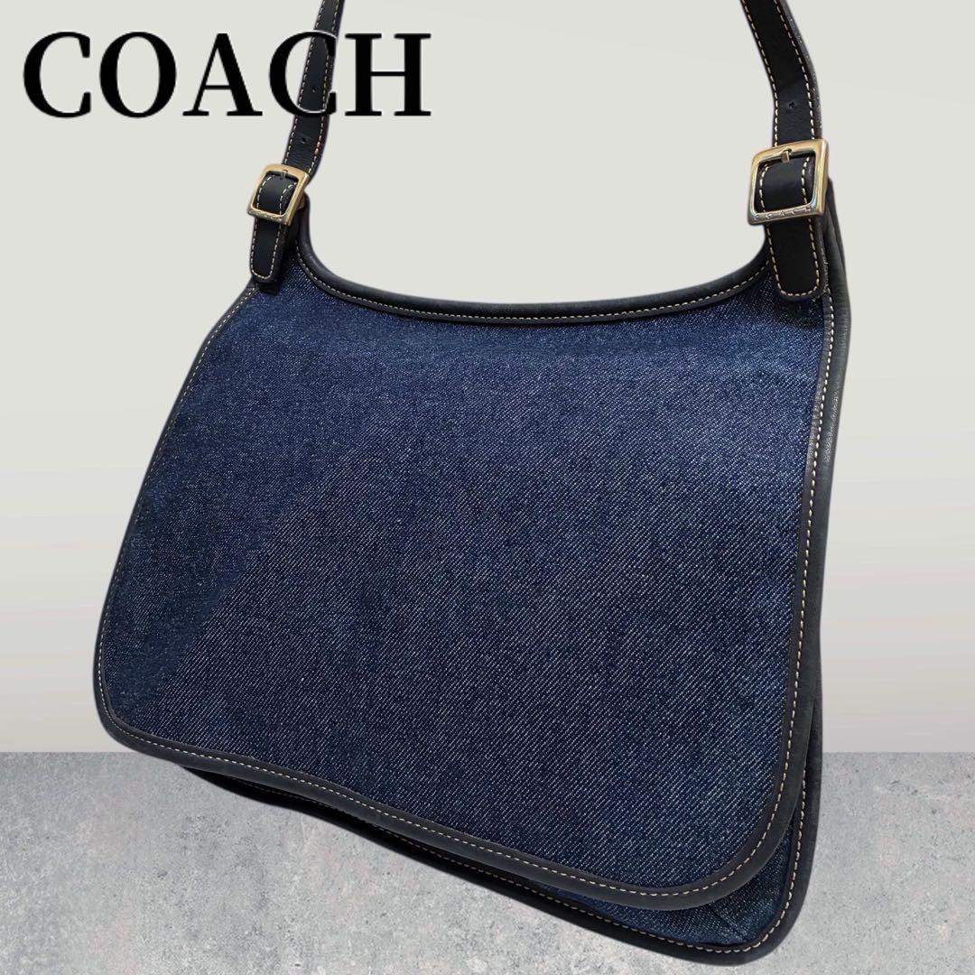 専用　　　美品/超希少!!COACH オールドコーチ デニム ショルダーバッグ