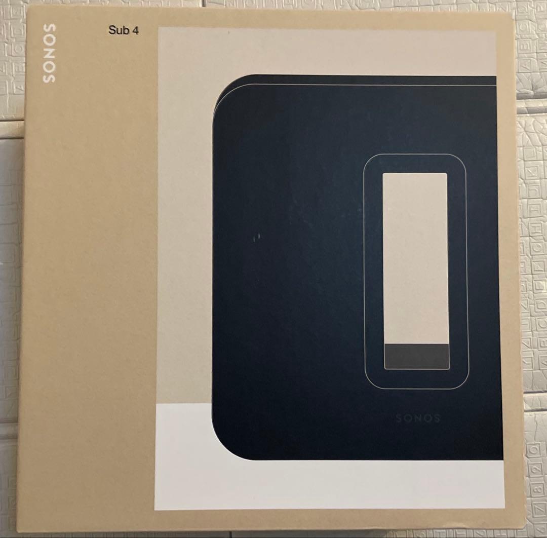 【新品未開封】Sonos Sub（Gen 4）ブラック