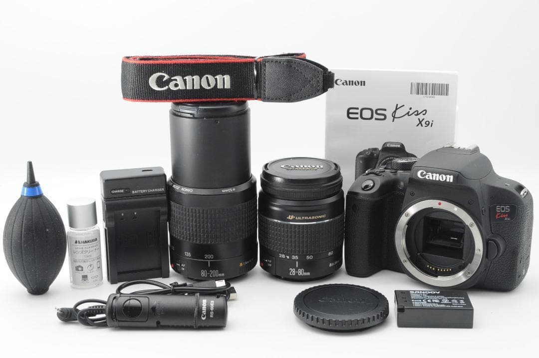 ☆新品級⑧☆ Canon EOS Kiss x9i ダブルレンズ ワンオーナ