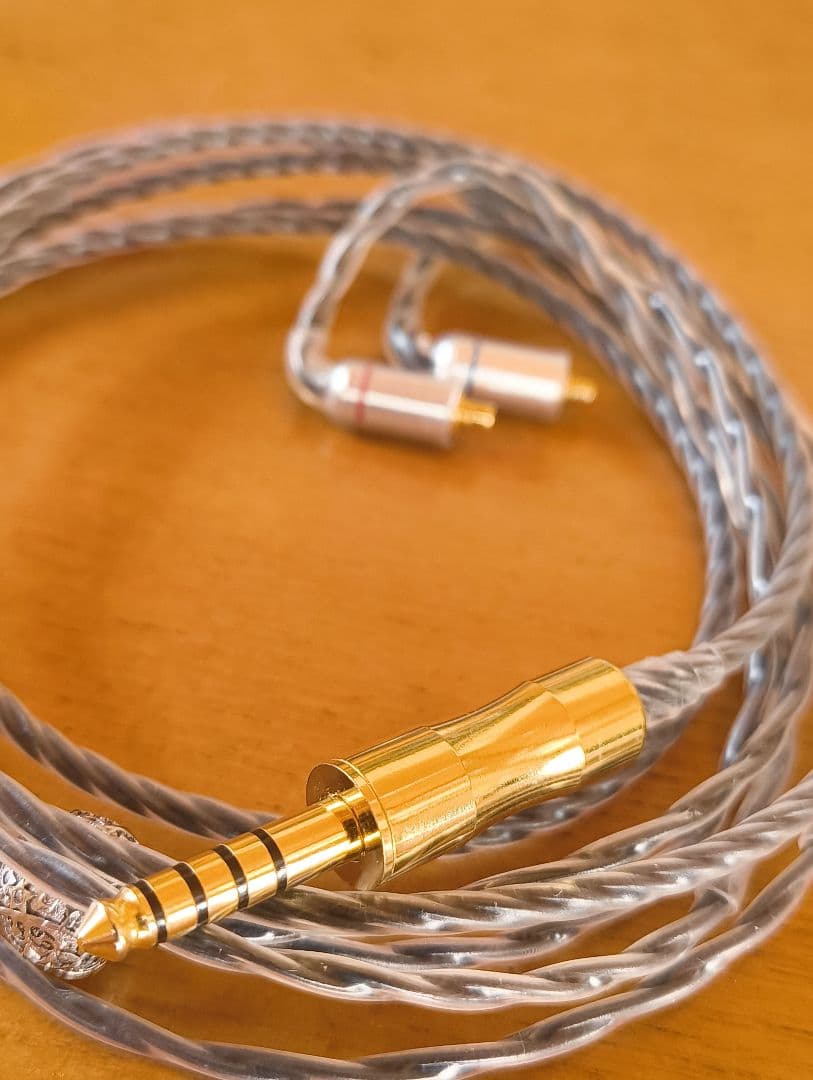 春日小鹿 さん 4.4mm mmcx 有線 リケーブル colorful