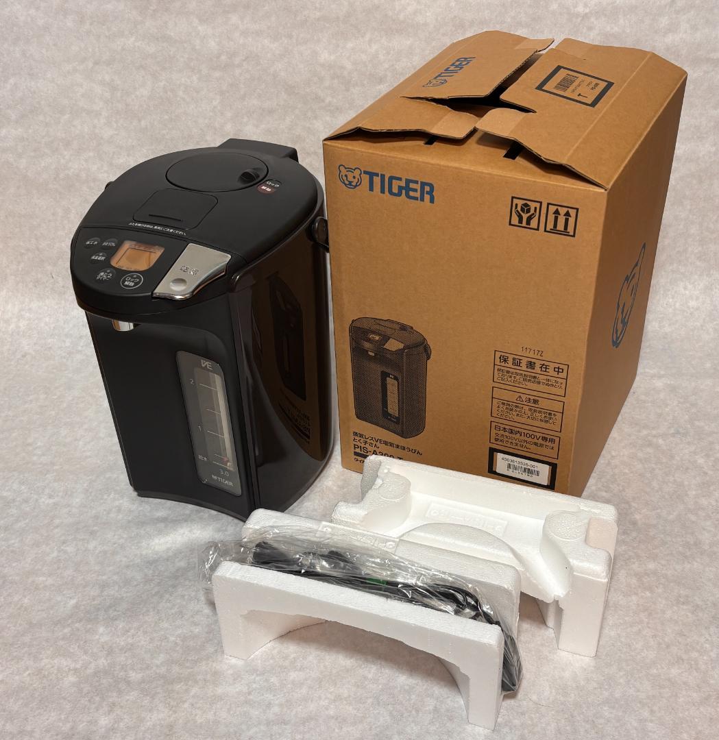 【未使用品】タイガー魔法瓶 蒸気レスVEとく子さん PIS-A300-T