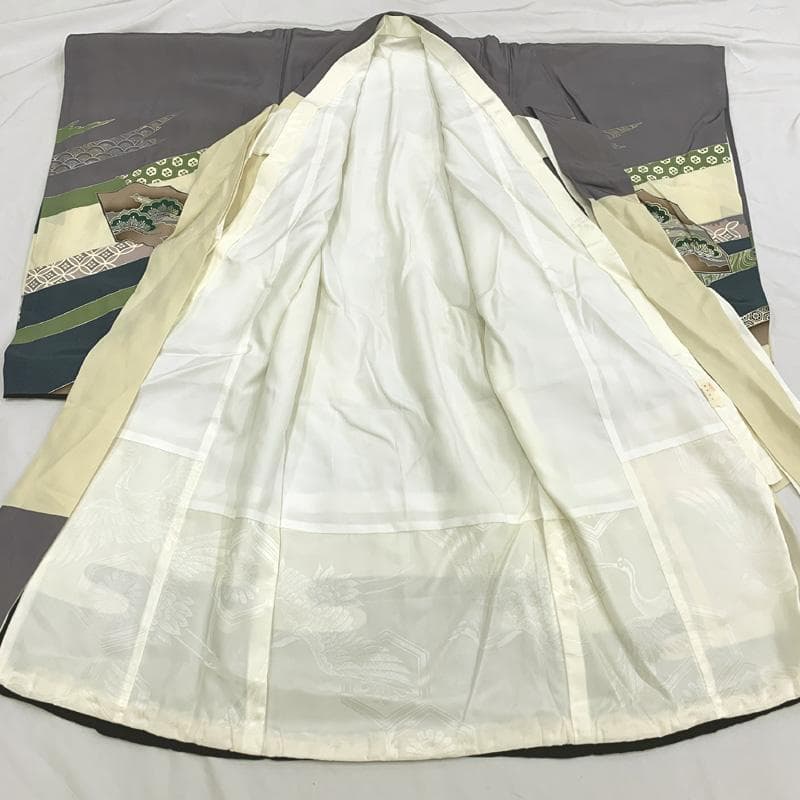 401ay27, 504ax54 □お宮参り掛け着 男児祝い着 長襦袢付□