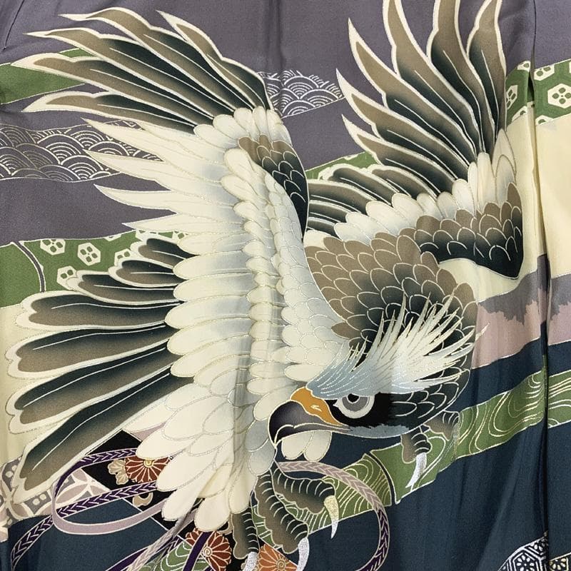 401ay27, 504ax54 □お宮参り掛け着 男児祝い着 長襦袢付□