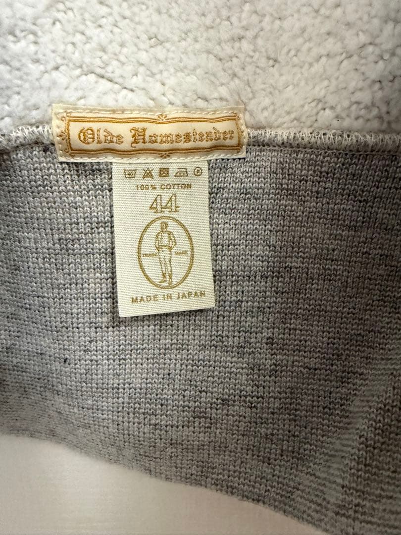 Olde steader Yネックスウェット TOPGRAY 44