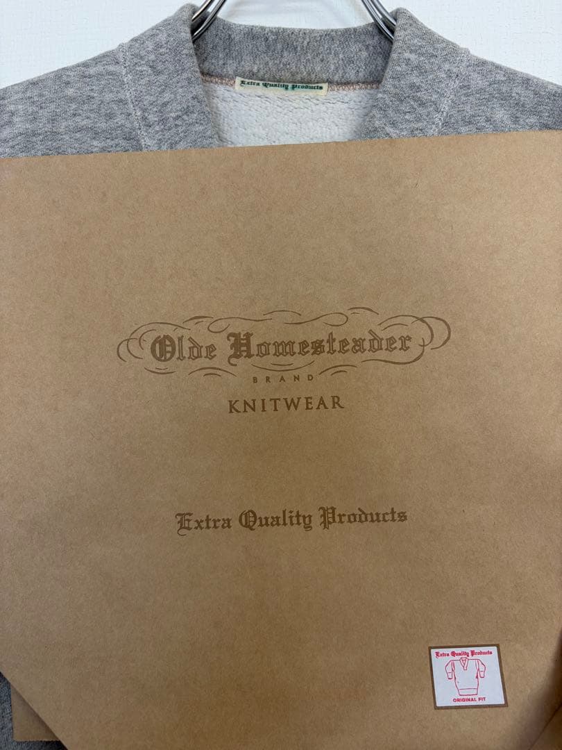 Olde steader Yネックスウェット TOPGRAY 44