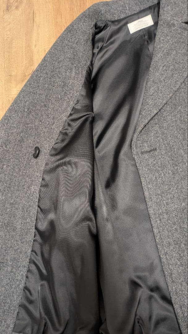 尾州ウールスーパー100モッサPコート