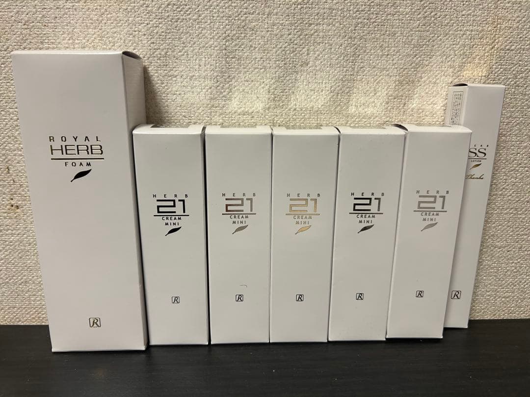 ロイヤル化粧品 ハーブ 21 クリーム 洗顔料 7本