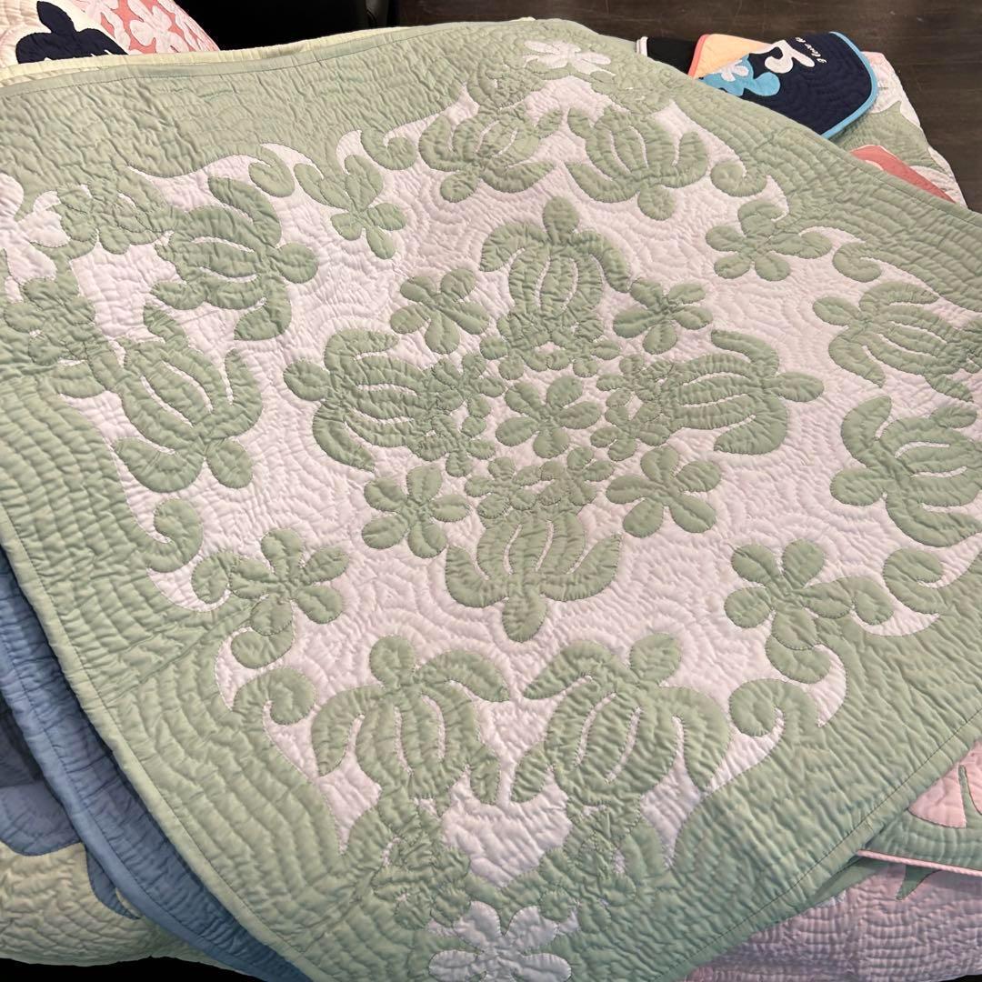 クプナ♡タペストリー♡ホヌ♡153×153♡セルドングリーン♡