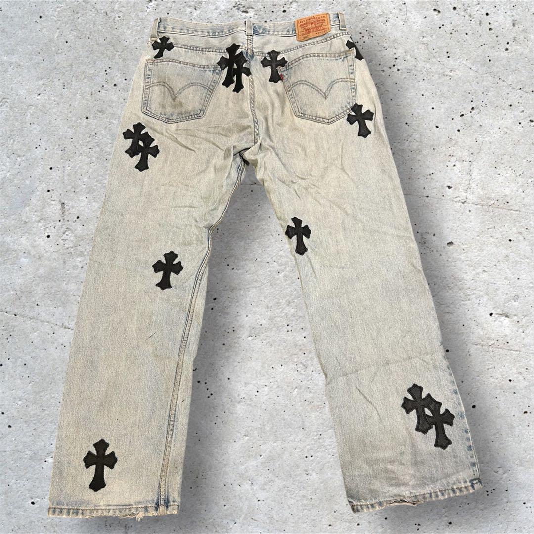 【即日発送】Levi's リーバイス 505 クロスパッチ W35 L30