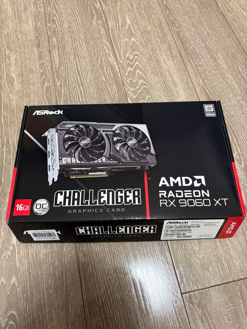 【値下済】RX9060XT 16GB ASROCK 数回使用