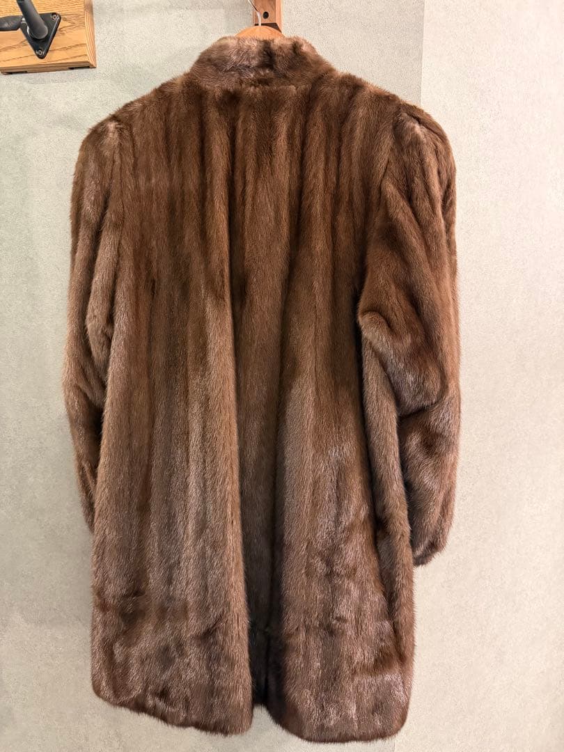 13号 Mario Valentino ファーコート　美品　ミンク