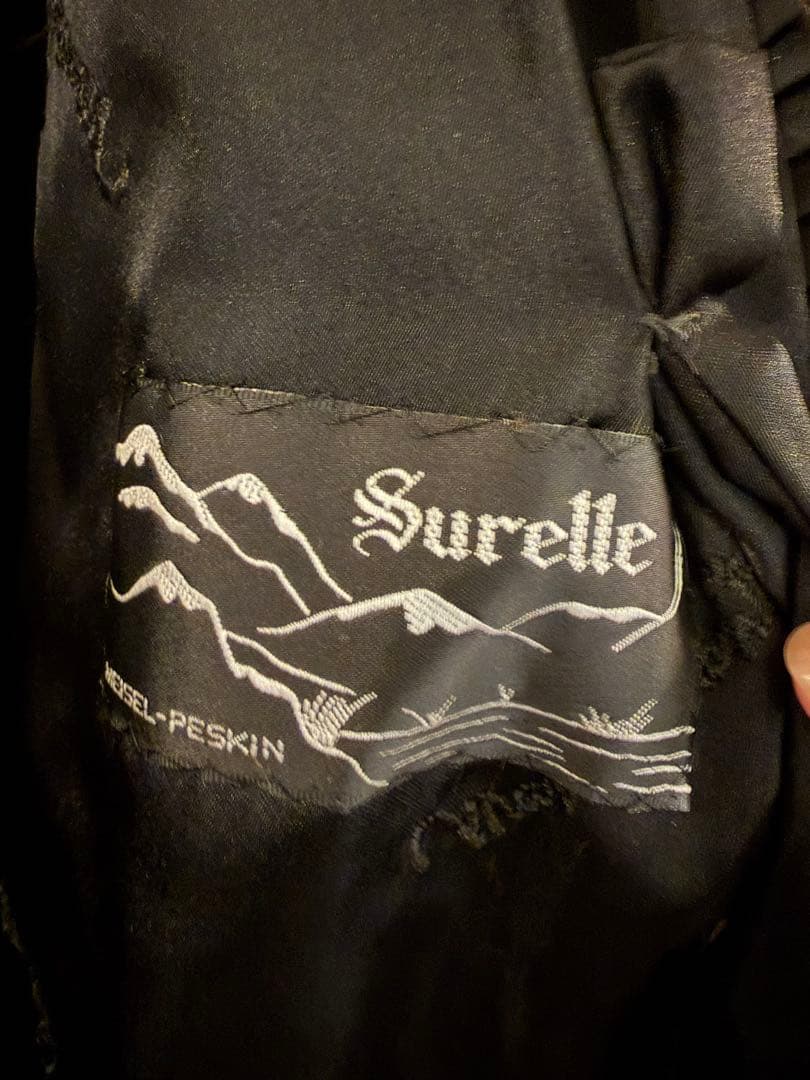 13号 Mario Valentino ファーコート　美品　ミンク