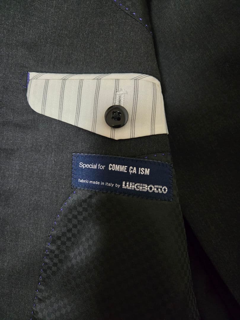 ネ*コ様 COMME CA ISM新品 ダークグレー ビジネススーツ Lサイズ