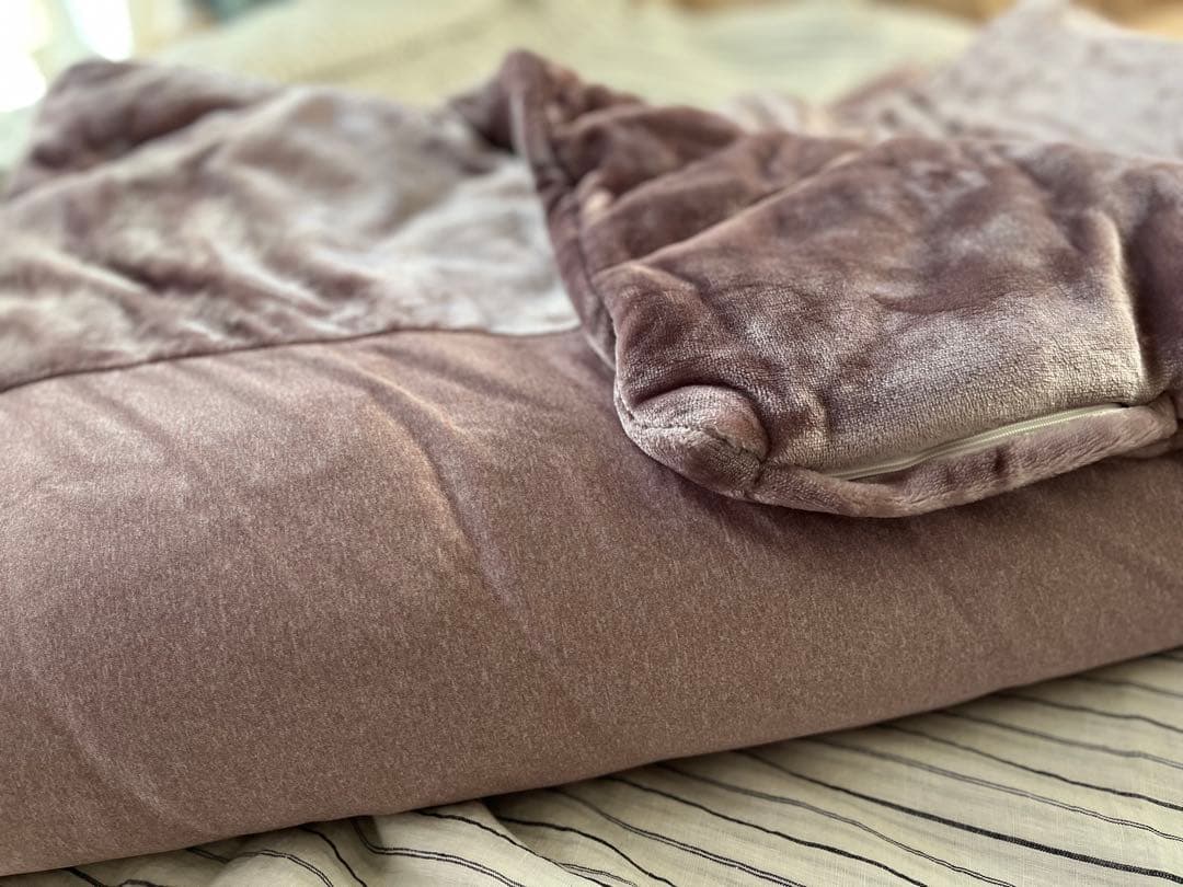 快眠博士　クレスカローレ　吸湿発熱オールインワン毛布