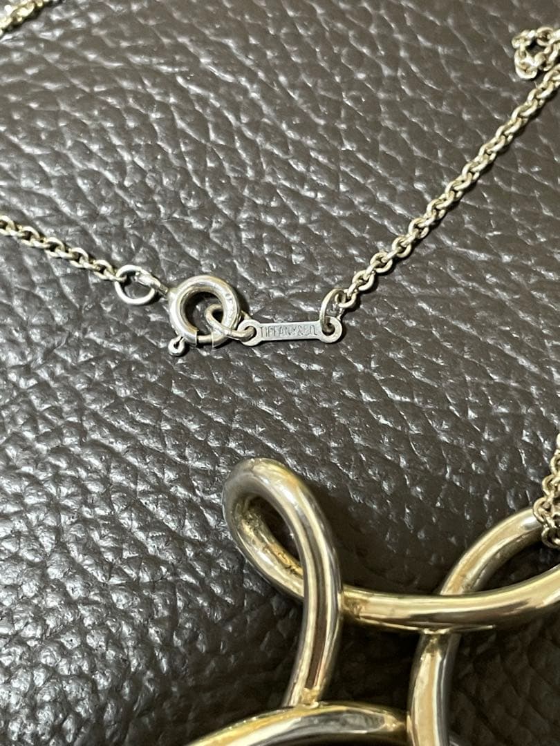 ティファニー　インフィニティクロスネックレス　シルバー925 ラージ