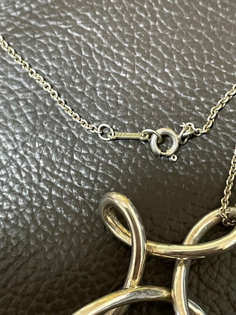 ティファニー　インフィニティクロスネックレス　シルバー925 ラージ