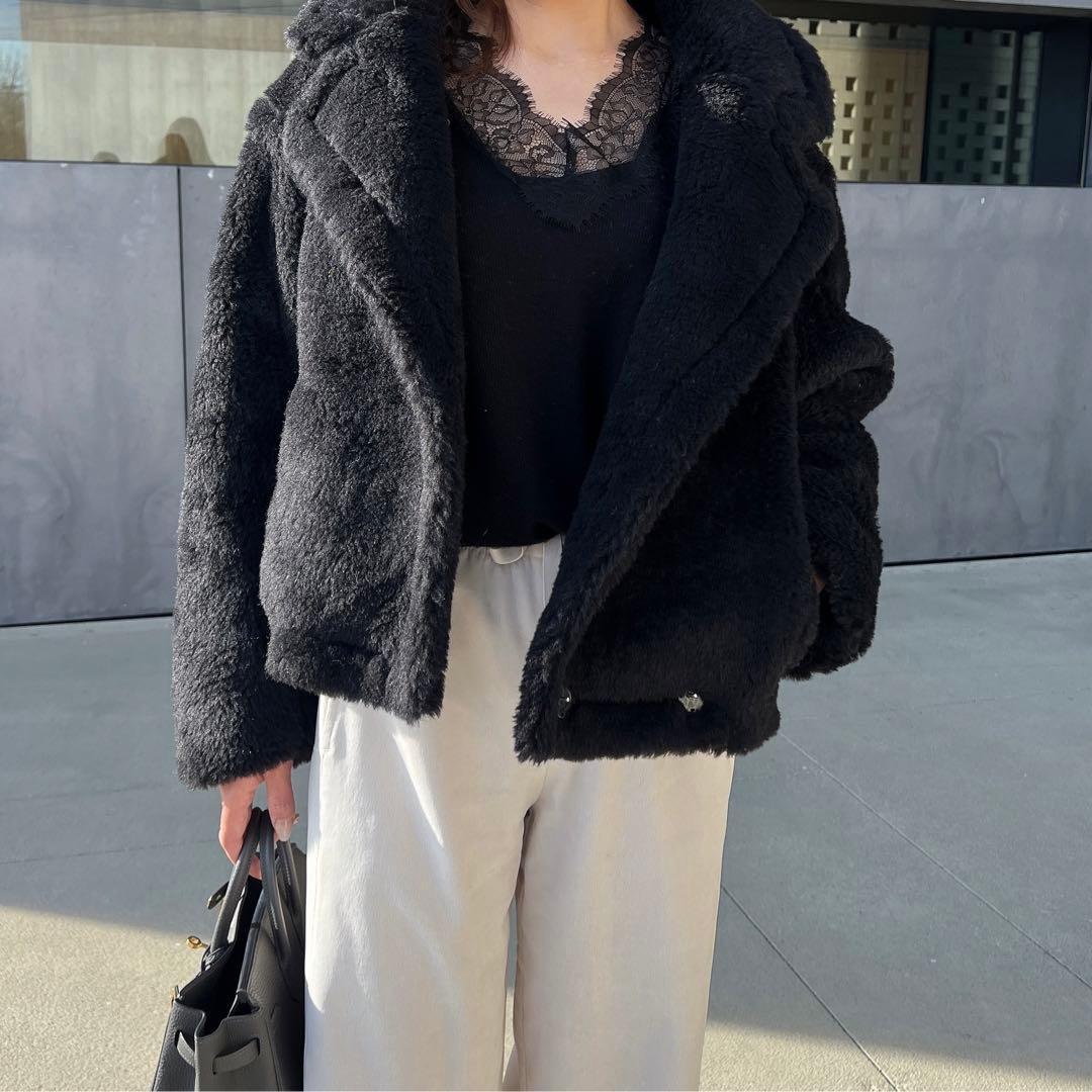 新型最新作❗️ベアクロップドコート アルパカ素材 MaxMaraお好きな方