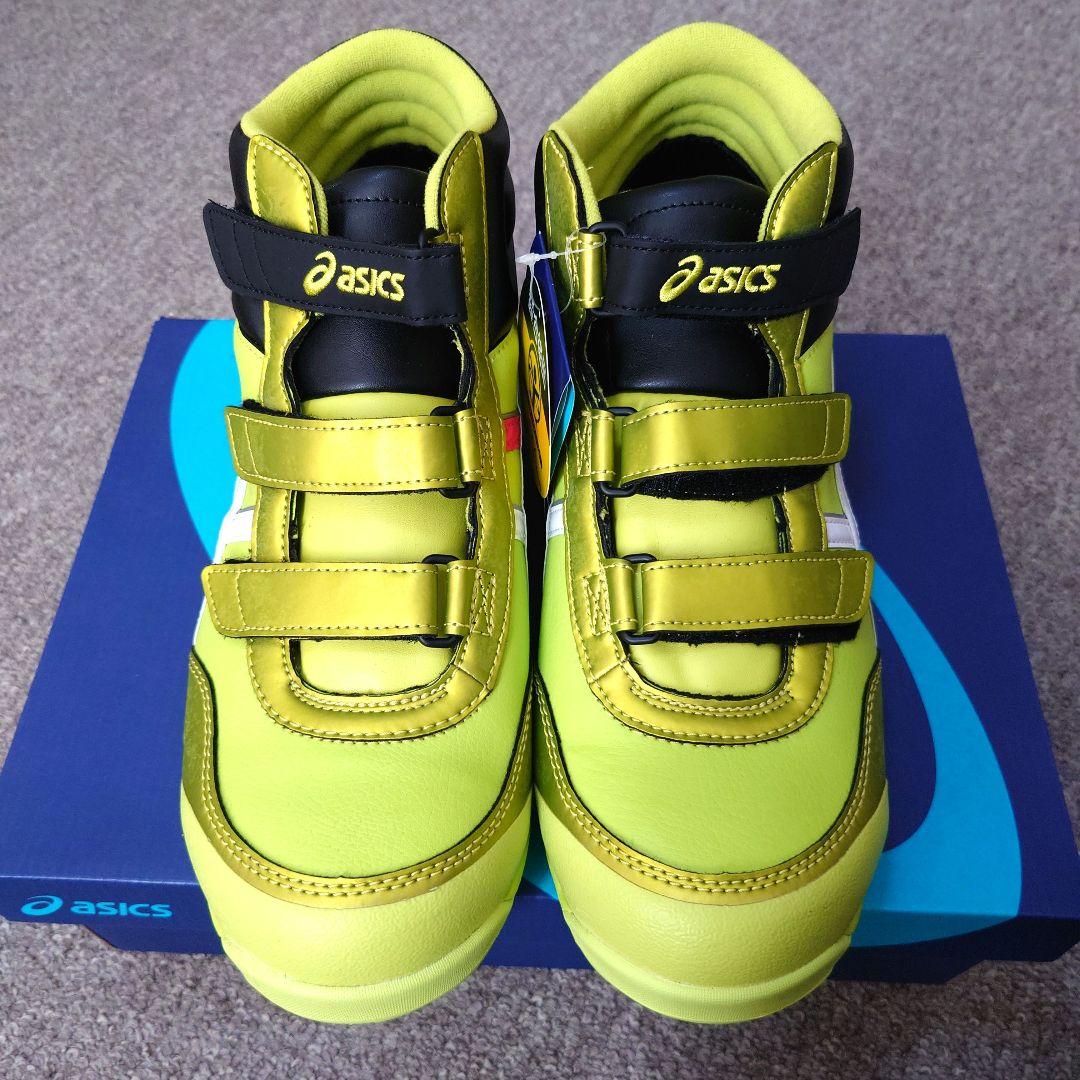asics 20th 数量限定 安全靴イエロー/ホワイト/ ブラック/ゴールド