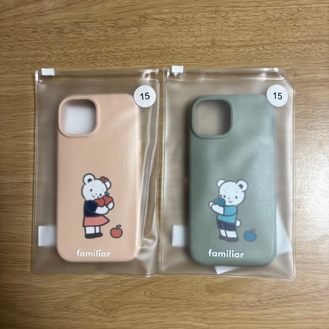 【美品】ファミリアiPhone15ケース　2点セット