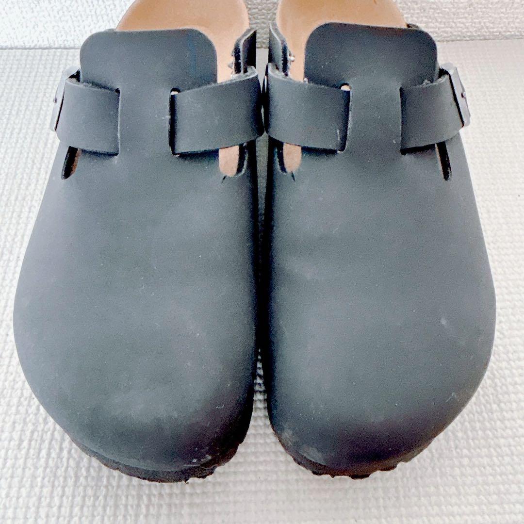 未使用✨ビルケンシュトック ボストン ヴィーガン EU38/24cm ブラック