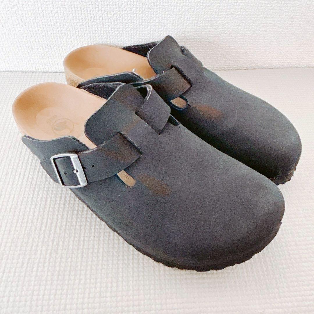 未使用✨ビルケンシュトック ボストン ヴィーガン EU38/24cm ブラック